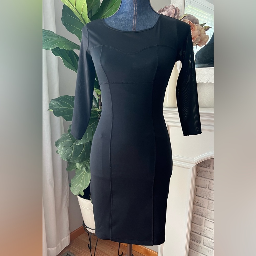 Shaper sheer black dress size xs